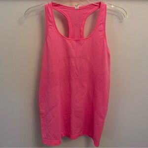 Lululemon Athletica Bright Pink Tank Top